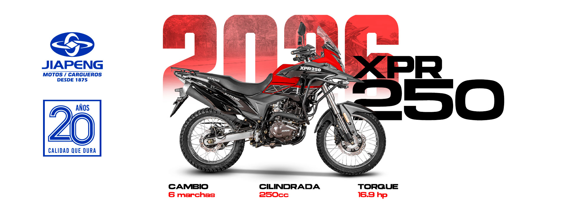 Promoción Jiapeng Motos